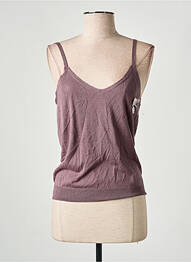 Top stretch fines bretelles gris PRINCESSE TAM-TAM femme