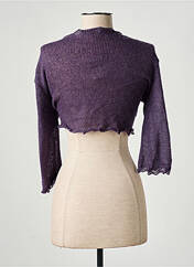 Boléro violet RUE DU FAUBOURG pour femme seconde vue