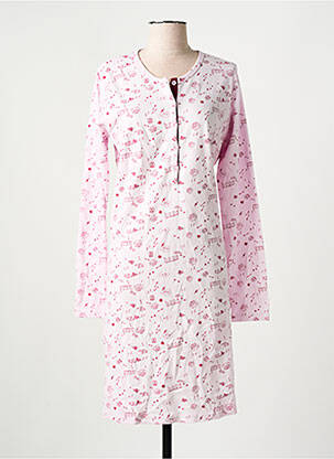 Chemise de nuit rose BARANDI pour femme
