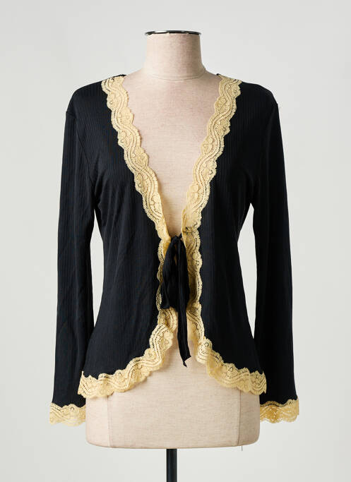 Déshabillé noir GATTINA pour femme