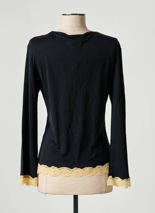 Déshabillé noir GATTINA pour femme