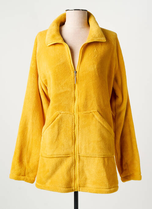 Robe de chambre jaune BARANDI pour femme