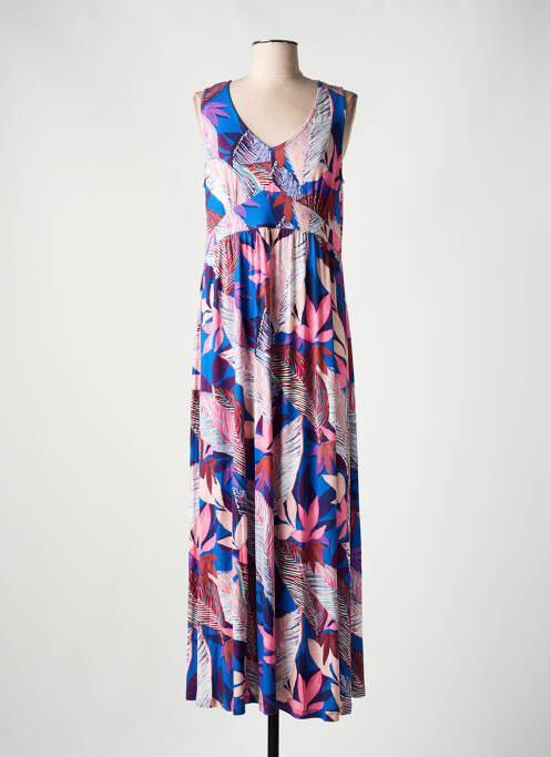 Robe longue bleu MASSANA pour femme