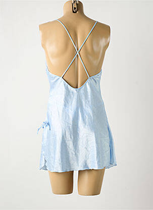 Nuisette/combinette effet matière satinée bleu ANDRA LINGERIE femme