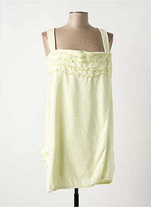 Robe de plage fines bretelles jaune RINGELLA femme