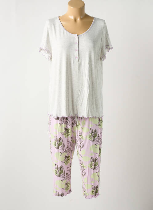 Pyjama gris BARANDI pour femme