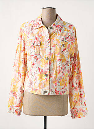 Veste casual poches orange AGATHE & LOUISE femme