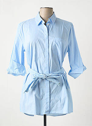 Tunique manches longues col chemisier bleu BETTY BARCLAY femme