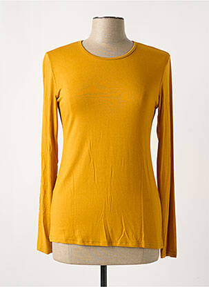 T-shirt manches longues manches longues jaune OLIVER JUNG femme
