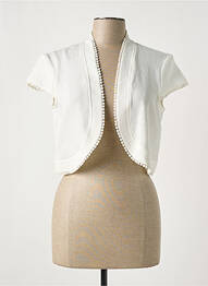 Boléro manches courtes beige DIVAS femme