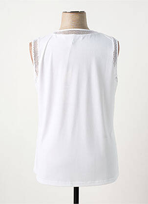 Débardeur stretch sans manche blanc ANANKE femme