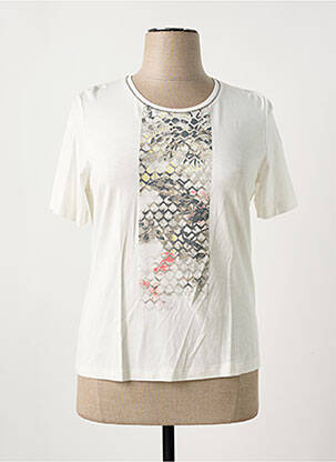 T-shirt imprimé fantaisie manches courtes beige RABE femme