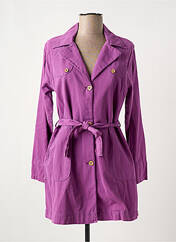 Trench violet AGATHE & LOUISE pour femme seconde vue