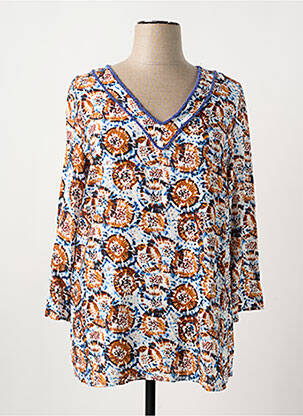 Tunique manches longues bleu REVER MILE pour femme