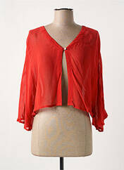 Veste casual rouge AGATHE & LOUISE pour femme seconde vue