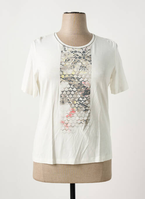 T-shirt imprimé fantaisie manches courtes beige RABE femme