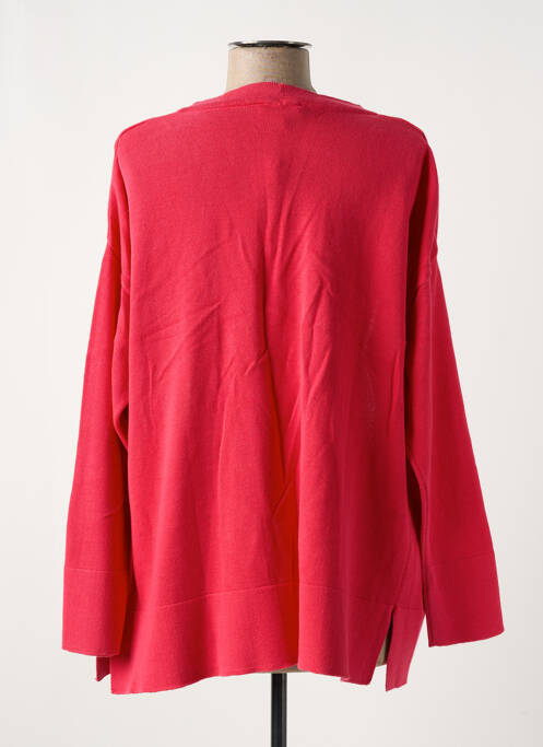 Gilet manches longues rose AGATHE & LOUISE pour femme