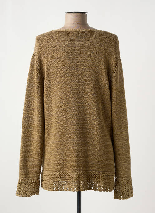 Gilet manches longues vert FINETTE pour femme