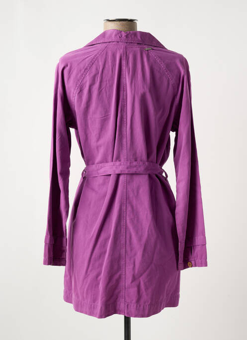 Trench violet AGATHE & LOUISE pour femme