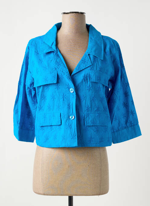Veste casual bleu AGATHE & LOUISE pour femme