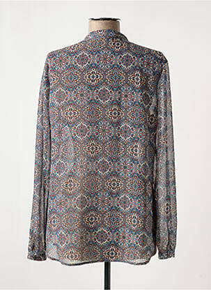 Tunique manches longues légère et transparente gris TONI femme