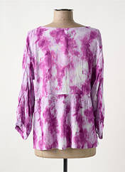 Blouse violet AGATHE & LOUISE pour femme seconde vue