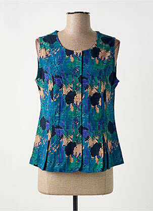 Chemisier bleu AGATHE & LOUISE pour femme