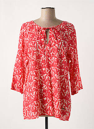 Tunique manches longues rouge AGATHE & LOUISE pour femme