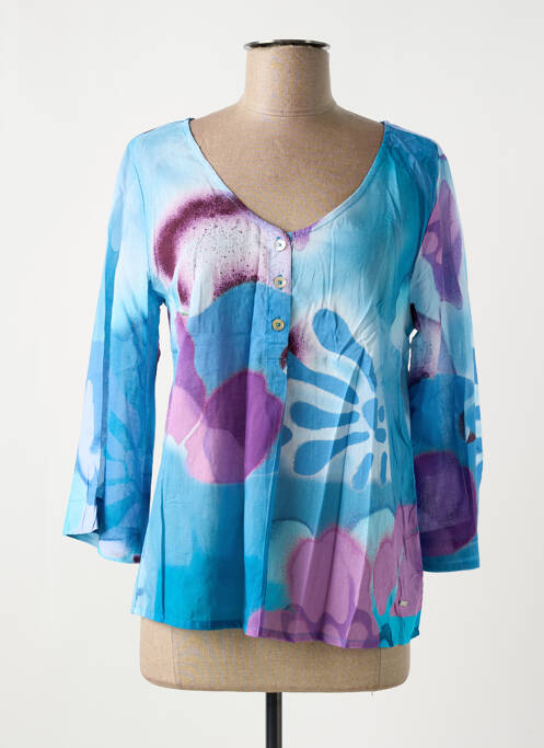 Blouse bleu AGATHE & LOUISE pour femme