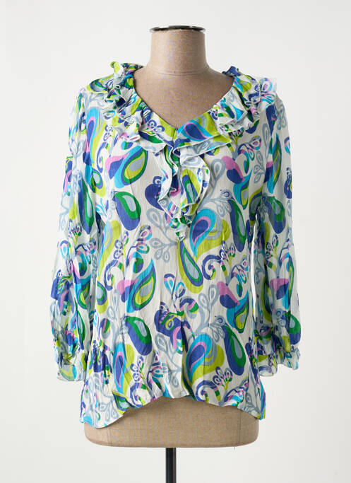 Blouse bleu AGATHE & LOUISE pour femme