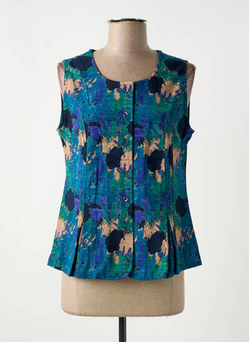 Chemisier bleu AGATHE & LOUISE pour femme