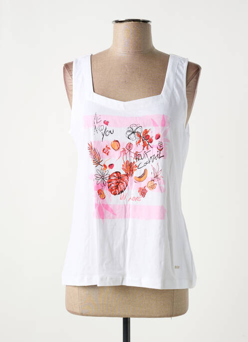 Débardeur blanc AGATHE & LOUISE pour femme