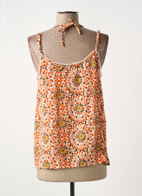 Top orange AGATHE & LOUISE pour femme