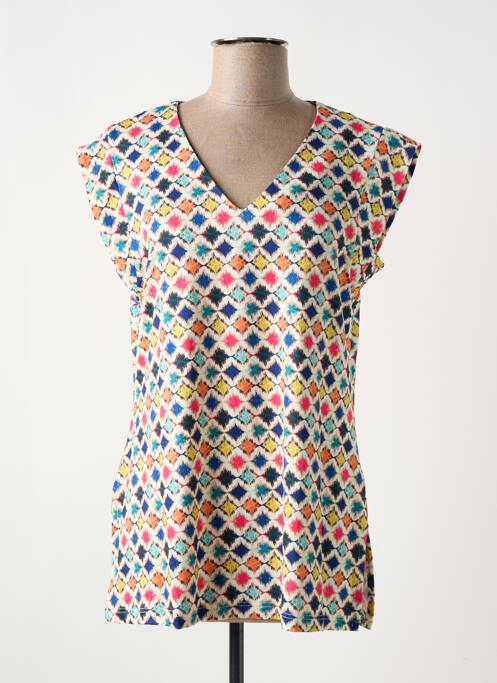 T-shirt beige REVER MILE pour femme