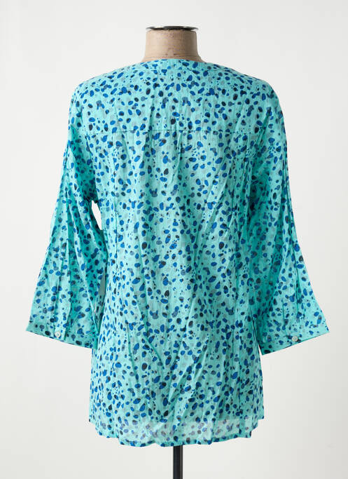 Tunique manches longues bleu AGATHE & LOUISE pour femme