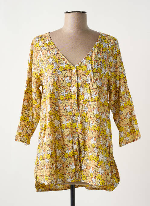Tunique manches longues jaune AGATHE & LOUISE pour femme