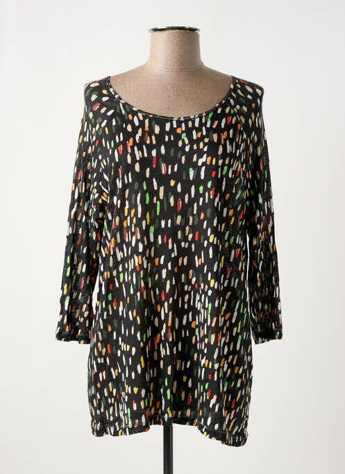 Tunique manches longues noir THALASSA pour femme