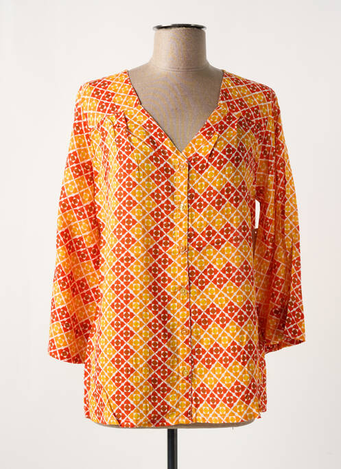Tunique manches longues orange AGATHE & LOUISE pour femme