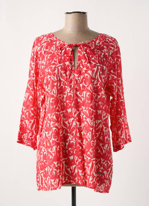 Tunique manches longues rouge AGATHE & LOUISE pour femme