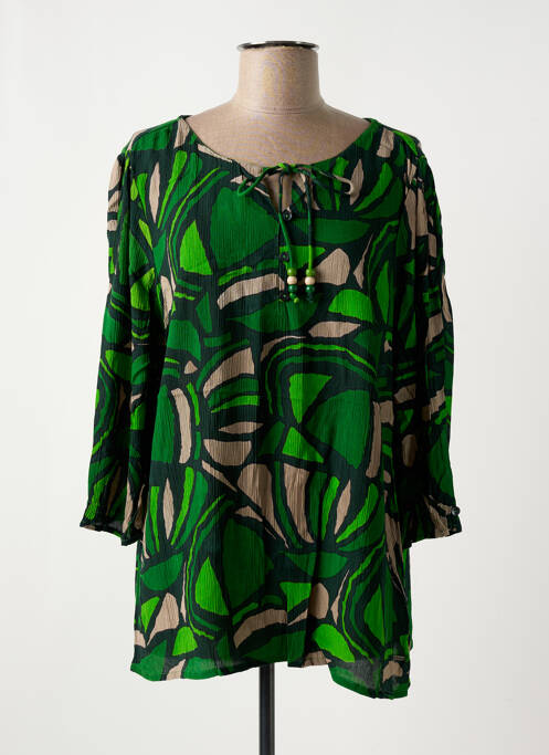 Tunique manches longues vert AGATHE & LOUISE pour femme