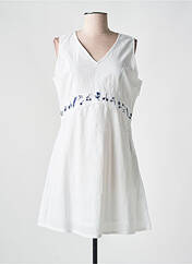 Robe courte blanc AGATHE & LOUISE pour femme seconde vue