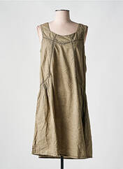 Robe mi-longue marron AGATHE & LOUISE pour femme seconde vue