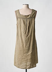 Robe mi-longue marron AGATHE & LOUISE pour femme seconde vue