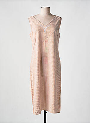 Robe mi-longue orange AGATHE & LOUISE pour femme