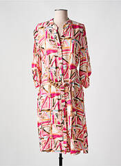 Robe mi-longue rose REVER MILE pour femme seconde vue