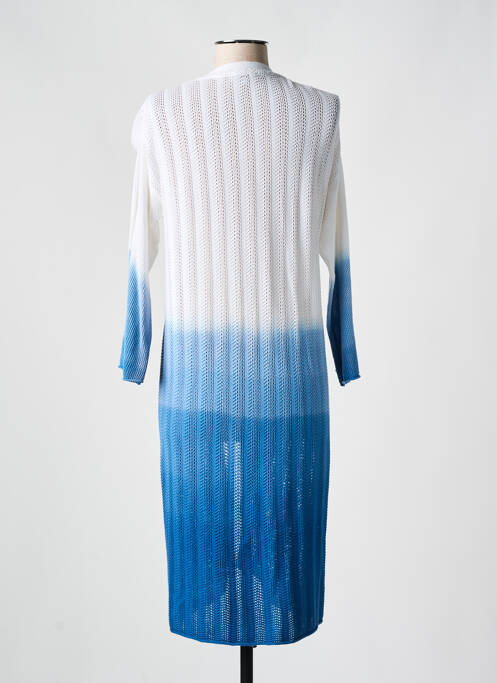 Gilet manches longues bleu AGATHE & LOUISE pour femme