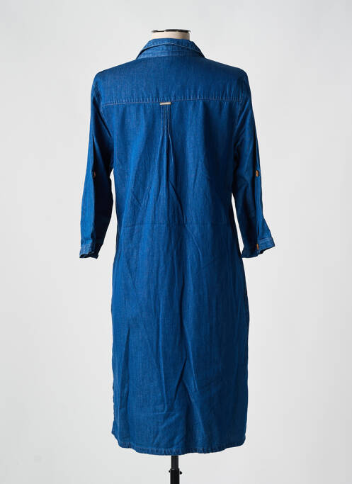 Robe mi-longue bleu AGATHE & LOUISE femme