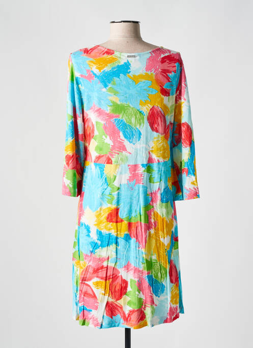 Robe mi-longue bleu AGATHE & LOUISE pour femme