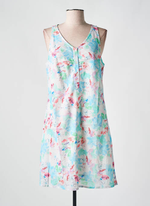 Robe mi-longue bleu AGATHE & LOUISE pour femme