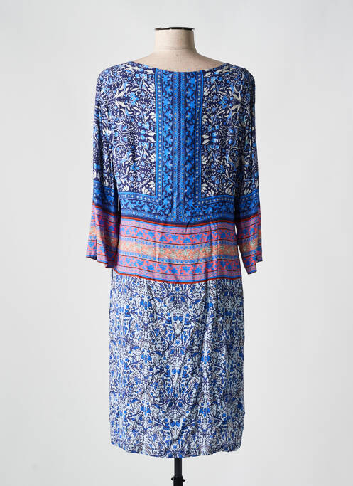 Robe mi-longue bleu DIVAS pour femme